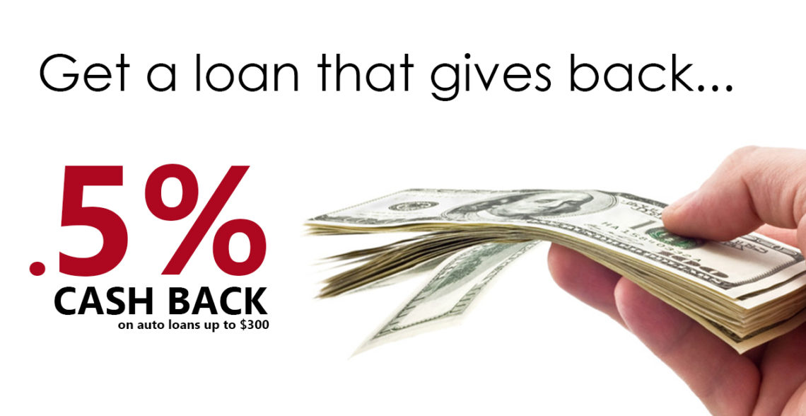 Get a Loan that Gives Cash Back!