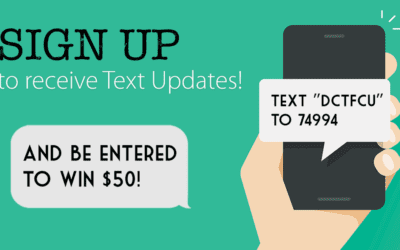 TEXT DCTFCU to 74994 for a Chance to Win $50!