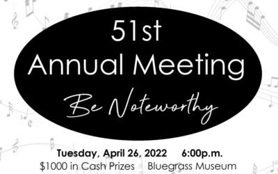 51st Annual Meeting is April 26th!