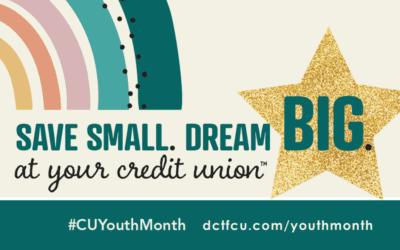 Save Small, Dream Big! Earn a $20.00 deposit for Youth Month!