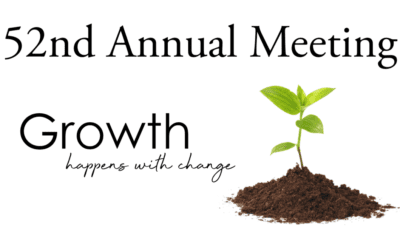 52nd Annual Meeting is April 25th!