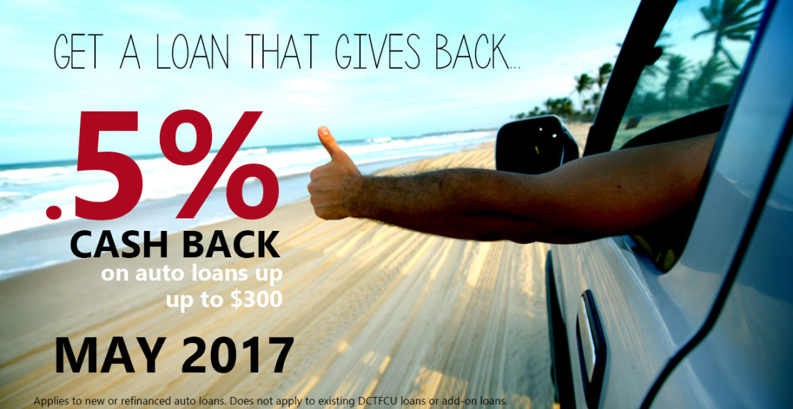 Get a loan that gives back 5%